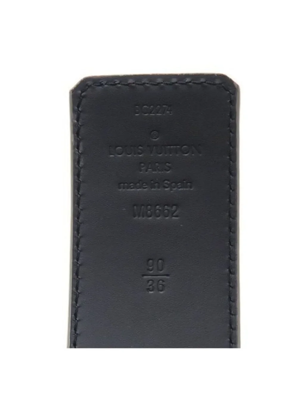 Louis Vuitton Belt LV Initial Taurillon 40
